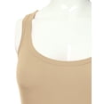 thumbnail image 4 of Doublju Women's Scoop Neck Racerback Tank Maxi Dress with Plus Size, 4 of 4