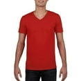 thumbnail image 4 of Gildan T-Shirt à Manches Courtes à Col en V Style Doux pour Hommes, 4 of 5