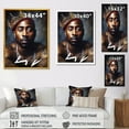 thumbnail image 4 of DESIGN ART Designart "Celebrity Tupac King Of Rap Ii" Celebrity Wall Decor 34 in. wide x 44 in. high, 4 of 5