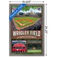 thumbnail image 3 of MLB Chicago Cubs - Wrigley Field 19 Wall Poster, 14.725" x 22.375", Framed, 3 of 3
