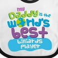 thumbnail image 4 of Inktastic Billiards Player Daddy Boys or Girls Baby Bib, 4 of 4