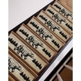 thumbnail image 7 of Stair Treads for Wooden Steps, Brown Black Bear Peel and Stick Stair Treads with Reusable Adhesive, Farmhouse Cabin Forest Vintage Non Slip Indoor Stairs Runner Rugs Mats for Elders Dogs 8"x30" 15PCS, 7 of 7