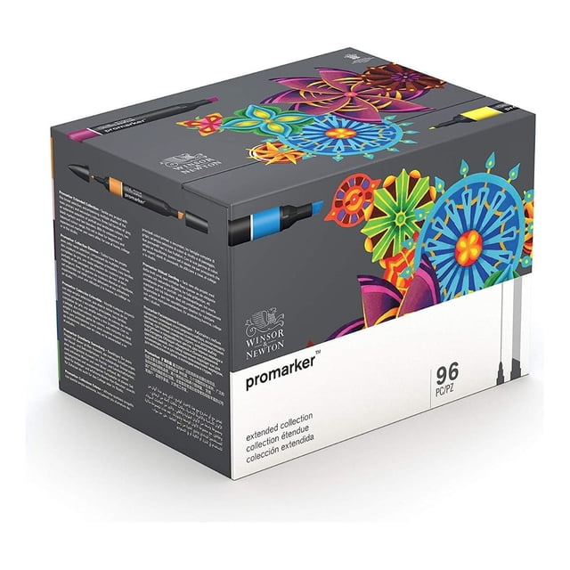 Set de rotuladores esenciales Winsor & Newton Promarker 96 multicolor