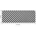 thumbnail image 7 of Black White Small Checkered Pattern Kitchen Rug Mat,Kitchen Runner Rugs Non Skid Washable,Decorative Kitchen Floor Mats for Kitchen,Sink,Laundry,17"x47.2", 7 of 7