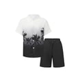 thumbnail image 5 of PureChapter Boys' Clothing Sets Boys Summer Outfits Hawaiian Short Sleeve Shirts Matching Shorts 2-Piece for Beach Vacation, 5 of 7
