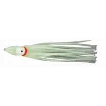 P-Line Unrigged Sunrise Squid (5 Pack), Glow, 4-1/2"