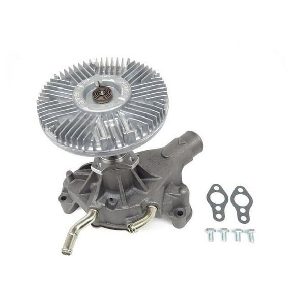 Engine Water Pump with Fan Clutch - Compatible with 1996 - 1999 Chevy K1500 1997 1998