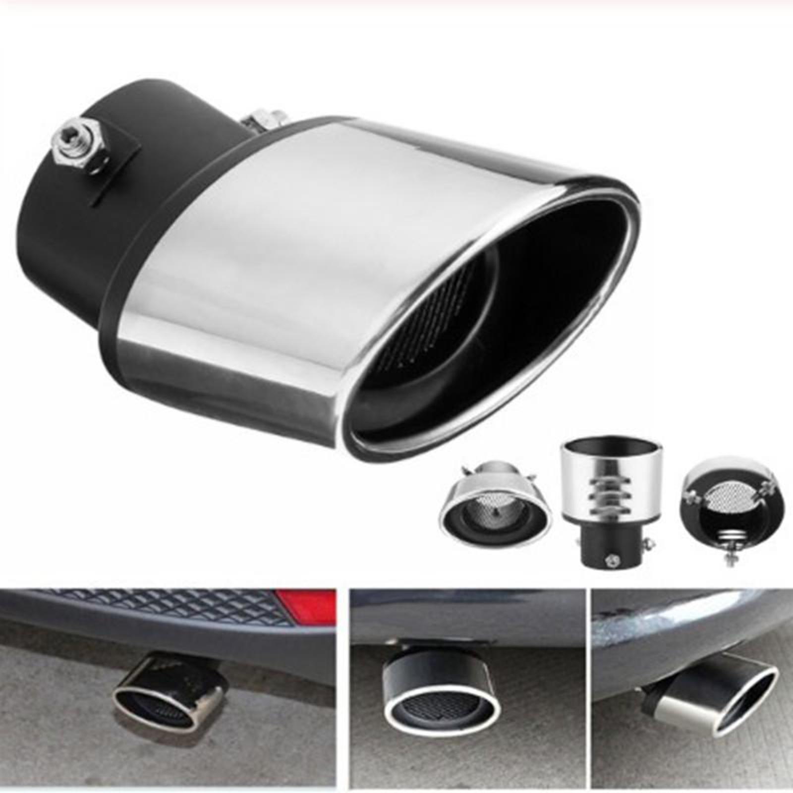 Embout D'échappement Universel En Acier Inoxydable - Diamètre 40 à 53 Mm - Pour Voitures, Motos, Tuning