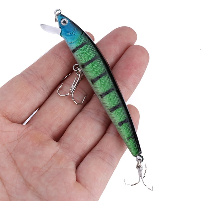 10 señuelos de pesca coloridos y elegantes