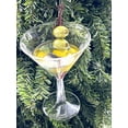 thumbnail image 4 of Raz Imports Martini Christmas Ornament, Clear, 1 Count, 4 of 6