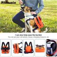 thumbnail image 5 of UBIUOPet - Correa para mochila, mochila para senderismo, mochila para cachorros, mochila ajustable, mini chaleco para mascotas, para viajes al aire libre, acampada, mochila naranja, 5 of 5