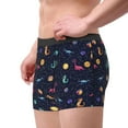 thumbnail image 2 of JUNZAN Space Dinosaur Mens Underwear Boxer Briefs for Men’s - Large, 2 of 7