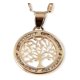 thumbnail image 2 of Cadena Con Medalla Dije Arbol De La Vida Oro Sólido 10k, 2 of 5