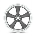 thumbnail image 2 of American Racing Vintage Aluminum Rim VN215 CLASSIC TORQ THRUST II 1 PC 15X7in Mag Gray Machined Lip Finish, VN2155773, 2 of 2