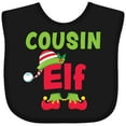 thumbnail image 3 of Inktastic Christmas Cousin Elf Boys or Girls Baby Bib, 3 of 4