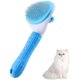 thumbnail image 1 of Cepillo para perros, peine para gatos, cepillo para perros, peine de masaje, limpia el pelo de las mascotas con cepillo antipelusas para masaje de mascotas (azul), 1 of 5