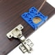 thumbnail image 4 of Guía de precisión para una instalación sin problemas Localizador de orificios para bisagras ABS Blue, 4 of 5