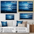 thumbnail image 4 of Designart "Heavenly Horizon in Blue Sky Photo" Landscapes Floater Framed Canvas Print, 4 of 7
