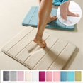 thumbnail image 3 of Nikou Microfibre Memory Foam Mat Absorbent Slip-resistant Rug Pad Non-slip Mats Carpet 40x80 green, 3 of 8