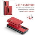 thumbnail image 5 of for Samsung Galaxy Z Fold 4 Case ,Magnetic Buckle Leather Detachable Wallet Cover, Card Pocket Back Flip Kickstand Shockproof Business Slim Phone Case For Samsung Galaxy Z Fold 4,
Red, 5 of 10