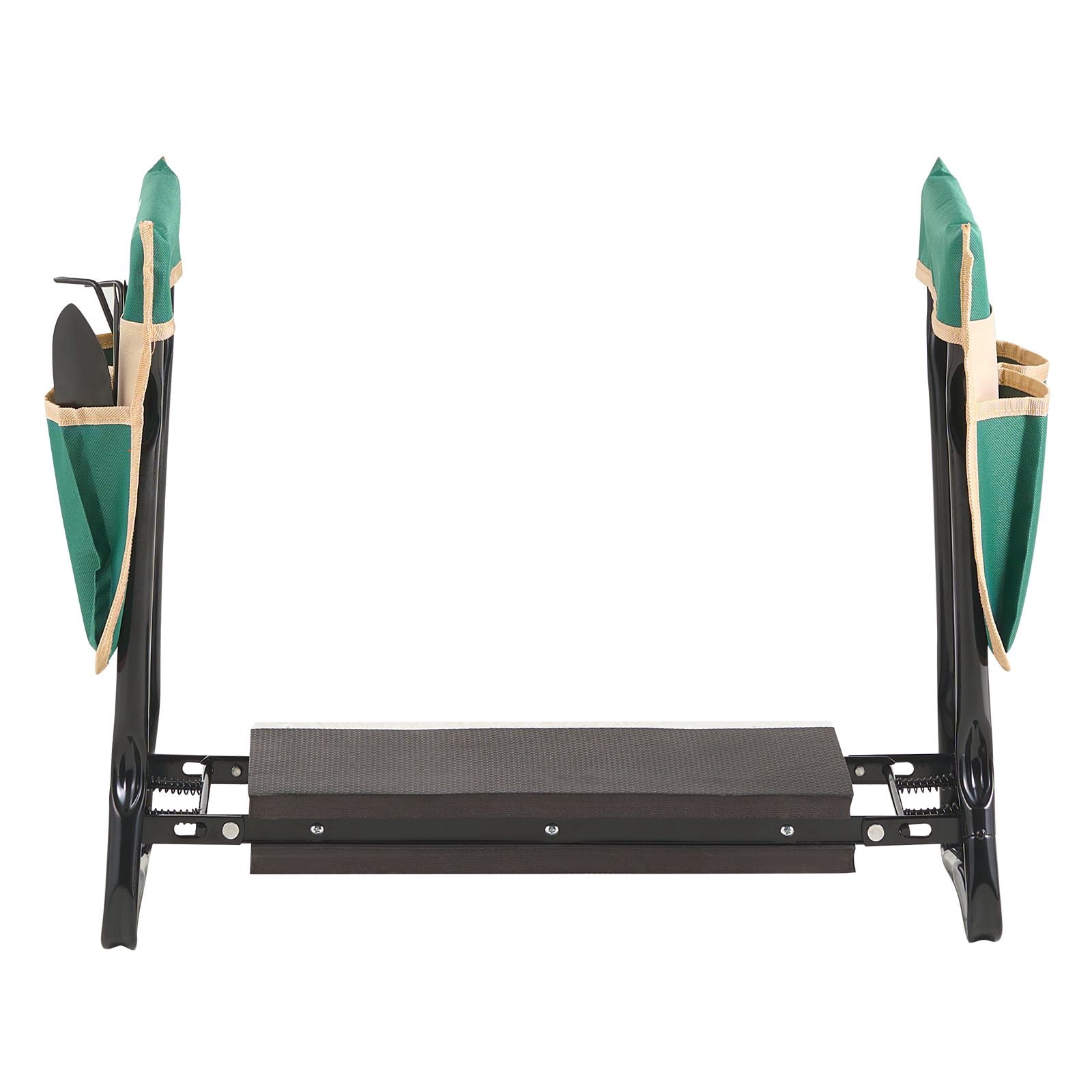 Garden Kneeler and Seat with 8" Wide Kneeling Pad, 330 lbs Capacity, Folding Design, 2 Tool Bags, for Gardening Weeding Planting