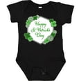 thumbnail image 3 of Inktastic Happy St. Patrick's Day Clovers Boys or Girls Baby Bodysuit, 3 of 5