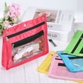 thumbnail image 5 of Uxcell Expandable Pencil Pouch for 3 Rings Binder, 2 Pack Oxford Cloth Zipper Binder Pouch Pencil Case Orange, 5 of 6