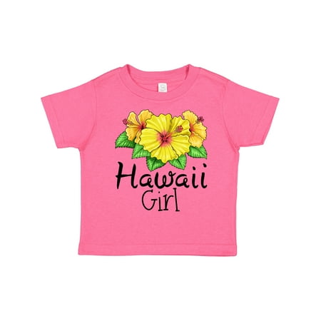 

Inktastic Hawaii Girl- Hibiscus Flowers Gift Toddler Toddler Girl T-Shirt