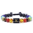 thumbnail image 4 of SUSHANG Seven Chakra Woven Bracelet Adjustable Seven-Color Seven Creative Bracelet Bracelet Fashion Rainbow Yoga Bracelet Bracelets, 4 of 8
