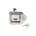thumbnail image 2 of Red Hound Auto Stainless Door Lock Trailer Toolbox RV Handle Latch 4-3/8 Inches x 3-1/4 Inches Paddle Key, 2 of 6