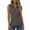 Dark Gray&12^0402D, variant on Women Summer Tank Tops Collared Quarter Zip Womens Sleeveless Tops Wide Strap Dressy Outdoor Tunic Tops for Women Gray XL