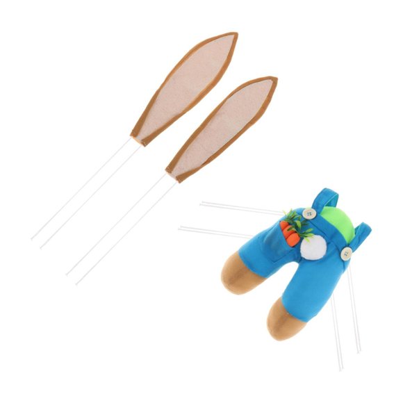 Baohd Easter Party Supplies Bunny Butt And Ears Wreath Attachment Whimsical Decor For Family Celebrations And Fun Restaurant