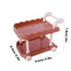 thumbnail image 2 of Accesorio de casa de muñecas de carrito de comida en miniatura | Modelo realista de carrito de comida pequeño | Juego de cocina de simulación de supermercado | Decoración del hogar | Plástico, 2 of 5