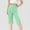 Mint Green, variant on Mwjwdo Girls Capri Pants Fashion High Waisted Stretch School Uniform Athletic Yoga Cropped Pants Cute Casual with Pockets Army Green 120