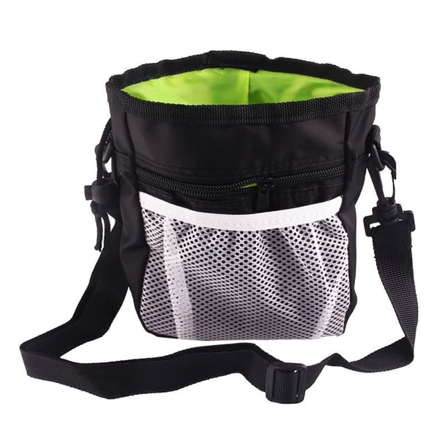 Pet Snack Bag, Portable Pet Training Waist Bag Puppy Training Pouch Container With Belt Rope Buckle Adjustable Animal Walking Snack Container Poop Bag For Pet Walking And Travel