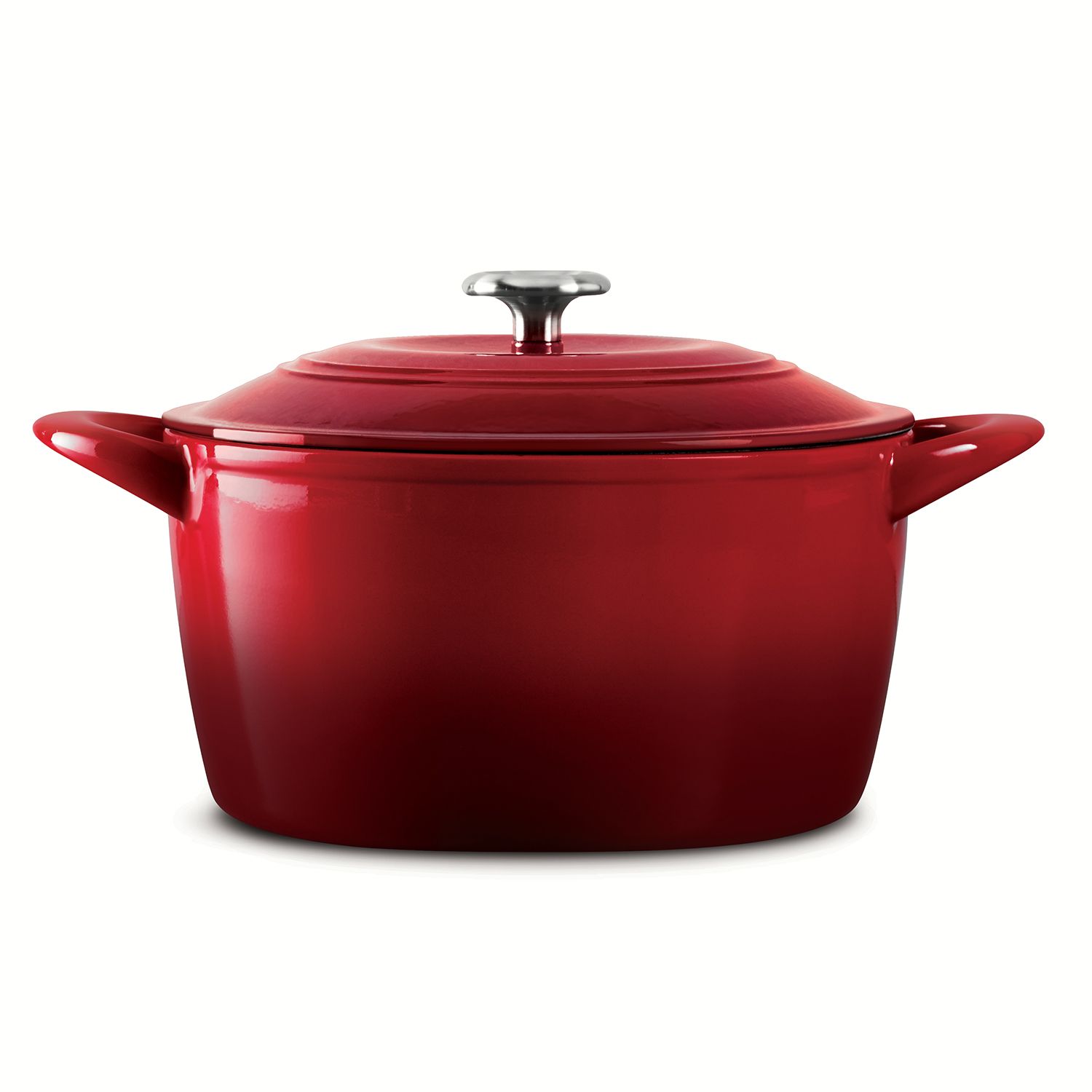 Tramontina Enameled Cast Iron 6.5 Qt Covered Round Dutch Oven Red 