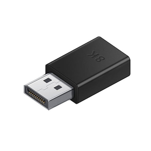 pitrice Computer Displayport 1.4 Extension Adapter Home Hotel 4K 120/144Hz 8K Converter Desktop PC Conversion Connection Accessory Type 4 Straight