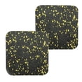 thumbnail image 3 of Coussin en Caoutchouc pour Tapis Roulant - Jaune, 10x10x1cm, 3 of 8