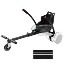 【LuckyNote】Hoverboard Seat Attachment Go Kart, Adjustable Frame, LED Lights, Grips Control, 220 LBS Load Capacity, For 6.5-10 Inch Hoverboards, Kids Adults