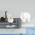 thumbnail image 2 of Figuras De Elefante Cisne, Adorno De Mesa, Artesanía, Decoración Para Parejas, Escultura De Cerámica Animal, Colección De Figuras, Estatua Coleccionable Con Almohadillas Antideslizantes, 2 of 8