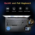 thumbnail image 4 of 15.6 High-Performance Laptop, 3.4 GHz Intel N100 Processor, 8GB RAM, 256GB SSD, Windows 11, Lightweight student Notebook PC Computer for Work, Backlit Keyboard, Fingerprint, WiFi 6 (Silver), 4 of 9