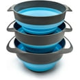 thumbnail image 2 of Survive Outdoors Longer Flat Pack Bowls & Strainer Set, Base Camp Blue/Grey, 014, 2 of 4