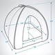 thumbnail image 3 of Bedsure Camas para gatos para gatos de interior – Cama cueva para gatos, casa para gatos con almohada acolchada extraíble y lavable, camas para gatitos, cabaña para gatos, cama para perros pequeños,, 3 of 5
