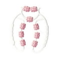 thumbnail image 2 of TISHITA Rouleaux de Massage des Muscles à 9 Roues pour Mollets Poignet Bras Rose, 2 of 8