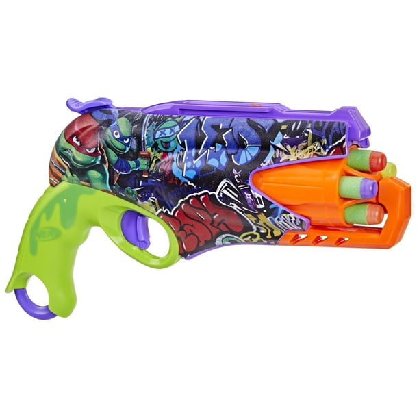 Nerf Teenage Mutant Ninja Turtles Blaster, 10 Nerf Elite Darts