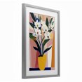 thumbnail image 3 of Stupell Industries Yellow Vase Of Tall Flowers Gray Framed Print Under Glass, design by Creative Studio, 23 x 17, 3 of 10