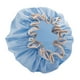 thumbnail image 1 of Gorro De Baño Doble Impermeable Para Mujer, Gorros De Satén, Cubrecabeza Reutilizable De Seda, 1 of 5