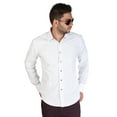 thumbnail image 5 of AZAR MAN Slim Fit Lay Down White French Cuff Tuxedo Dress Shirt Combo, 5 of 7