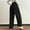 #005-Black, variant on Roncen Women's Drawstring Waist Corduroy Pants - Straight Leg, Retro, Casual and Versatile Solid Color Trousers