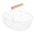 thumbnail image 4 of Abbracc Durable Housewarming Gift Ornament Decorative Geometric Metal Vegetable Rack for White L, 4 of 9